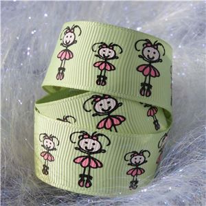 Crafty Fairy Ribbon - Sabille Lime